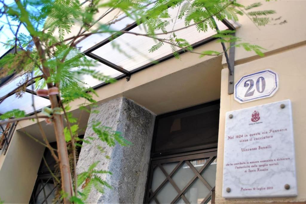 La Casa Del Cacciatore - Alloggio Con Terrazzo Apartment ปาแลร์โม ภายนอก รูปภาพ